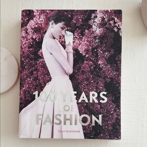 100 Years of Fashion Coffee Table Book - Pink Cover